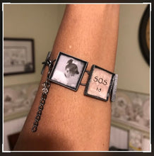 Load image into Gallery viewer, Pretty Brown Girl, black ephemera bracelets