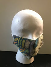 Load image into Gallery viewer, Angel Masks, neoprene & pleated cotton