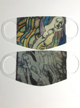 Load image into Gallery viewer, Angel Masks, neoprene & pleated cotton