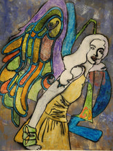 Load image into Gallery viewer, Angel Masks, neoprene & pleated cotton