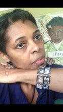 Load image into Gallery viewer, Pretty Brown Girl, black ephemera bracelets
