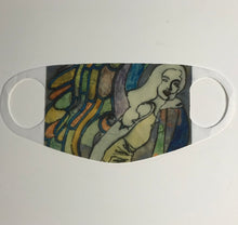 Load image into Gallery viewer, Angel Masks, neoprene &amp; pleated cotton
